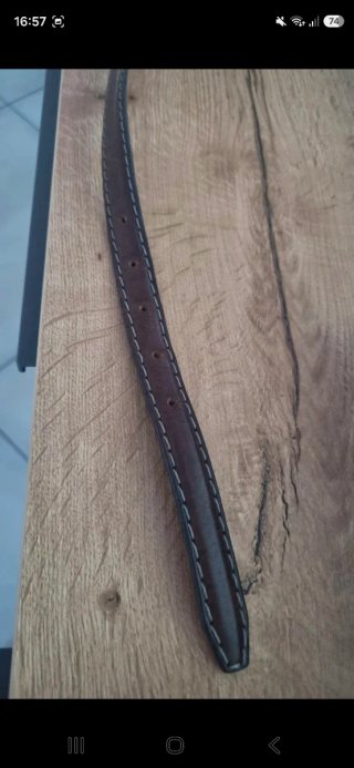Cintura Campomaggi vera pelle lavata marrone 105