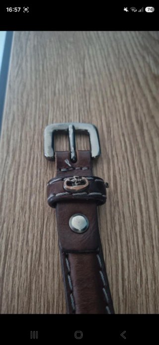 Cintura Campomaggi vera pelle lavata marrone 105