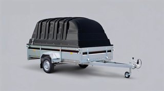 Remolque cerrado 750 kg tapa alta 3x1.5m