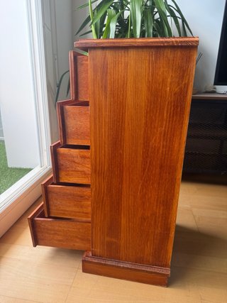 Sinfonier madera 5 cajones