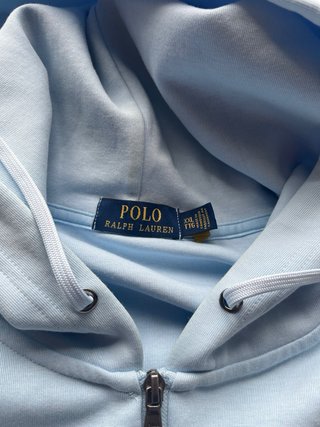 Felpa Polo Ralph Lauren Azzurra Zip