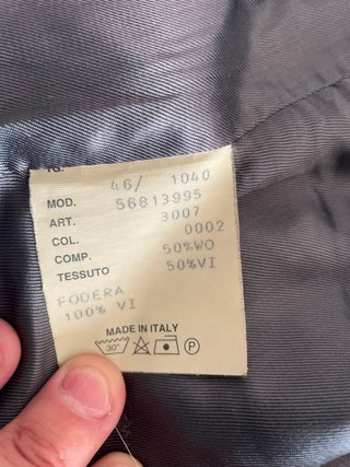Gilet nero a coste - Taglia M