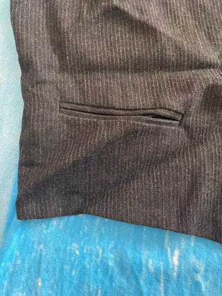 Gilet nero a coste - Taglia M