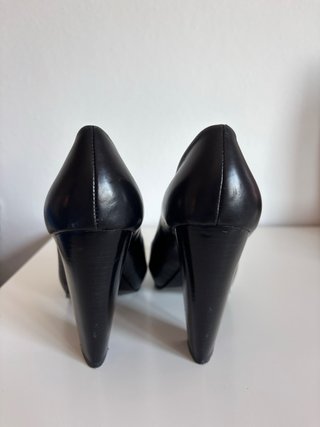Décolleté ASH Nere Pelle Vera Tg 37 Tacco