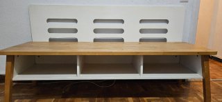Banco mueble TV madera