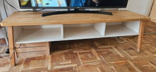 Banco mueble TV madera