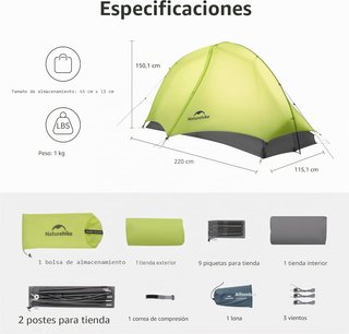 Naturehike Star Trails EXT Tienda de campaña