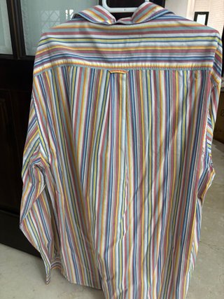 Camisa Gant Talla XL Rayas Pasteles