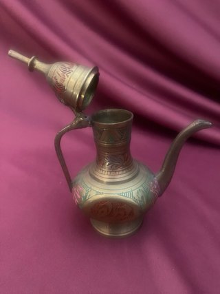 Jarra Tetera Aguamanil Vintage Latón