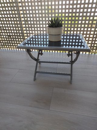 Conjunto Terraza 2 Sillas y Mesa Plegables