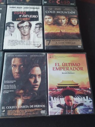 Lote 9 DVDs: Woody Allen, Richard Gere, Bertolucci