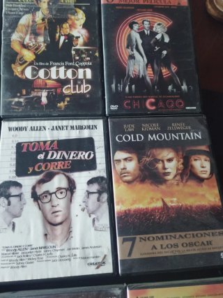 Lote 9 DVDs: Woody Allen, Richard Gere, Bertolucci