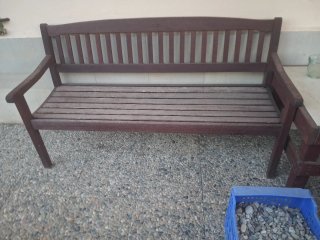 Banco de madera para jardín