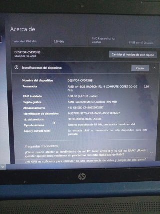 Portátil HP