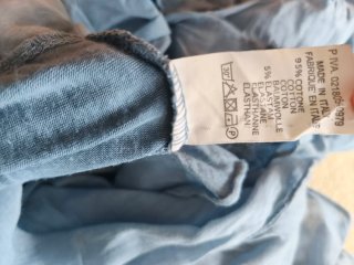 Vestido de volantes azul