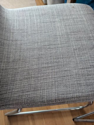 Mesa Comedor Cristal/Cromo. Modelo Glivarp Ikea