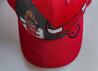 Gorra Chicago Bulls Michael Jordan pintada a mano