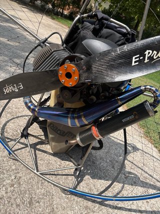 Paramotor Parajet – Vittorazi Moster 185 - titanio