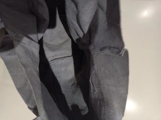 Bolso de ante gris