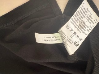 Polo Lacoste Negro Manga Corta