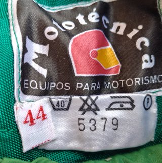 Pantalón Motocross Clásico Mototecnica Amarillo/Ve