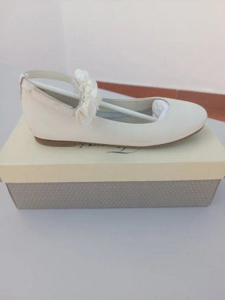 Zapatos de comunión beige
