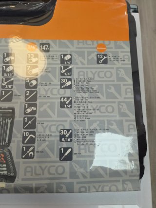 alyco 170748 juego de llaves de vaso 1/4" 3/8"