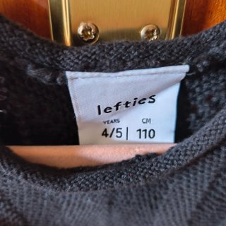 Top punto calado negro niña Lefties 4-5 años