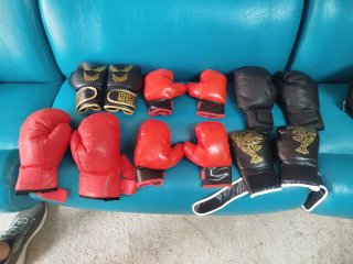Guantes de boxeo para disfraz