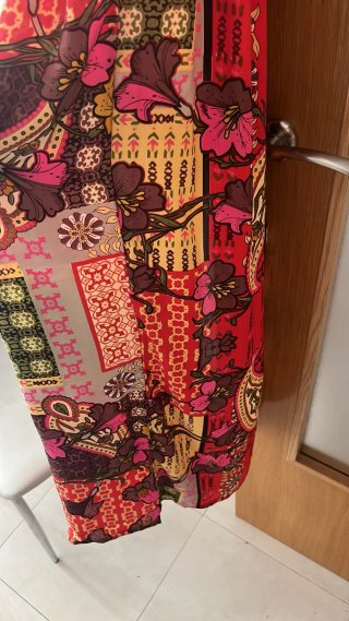 Vestido largo estampado bohemio