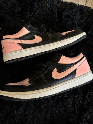 Air Jordan 1 Low Black Pink Talla 45