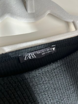 Pack 2 Tops Canalé Zara Talla L
