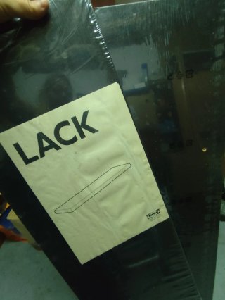 Baldas LACK IKEA Marrón Nuevas