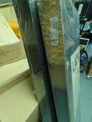 Baldas LACK IKEA Marrón Nuevas