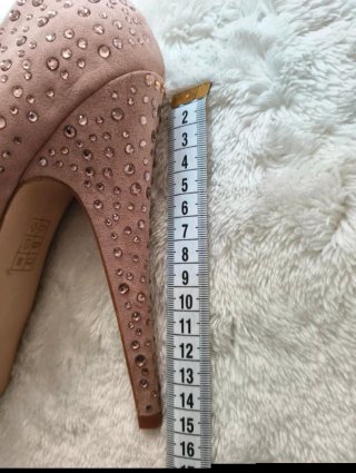 Zapatos de tacón con pedrería La Strada Talla 40