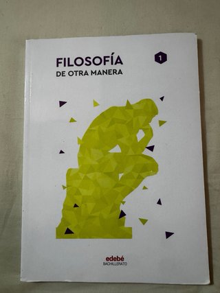Filosofía 1, primer curso de bachillerato