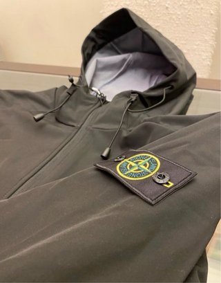 Cortavientos Stone Island Negro