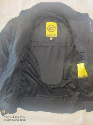CHAQUETA CF MOTO Verano Talla M Negra