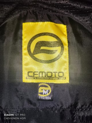 CHAQUETA CF MOTO Verano Talla M Negra
