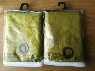 Cortinados Folhas Verdes
