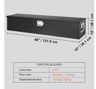 Baul arcon porta herramientas robu sto negro
