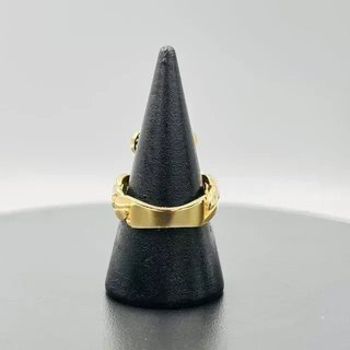 Anillo Oso Circonitas Verde 18K