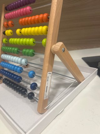 Ábaco de madera IKEA