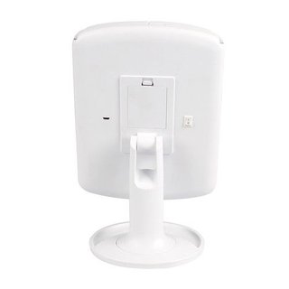 Espejo LED maquillaje con aumentos y giro 180°