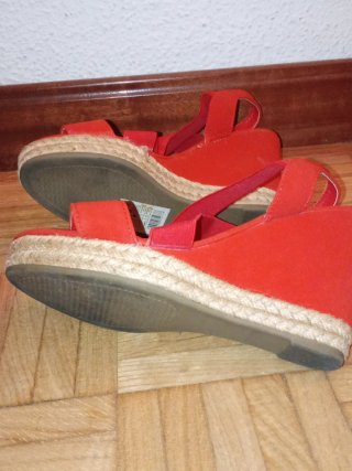 Sandalias Rojas 2b Talla 38