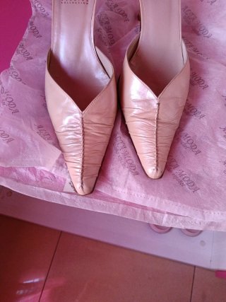 Zapatos de Novia ALTA Moda ,color champagne