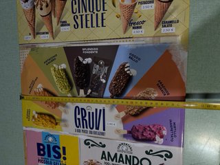Insegna pubblicitaria Sammontana