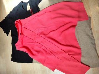 Lote 3 blusas tops talla S 36