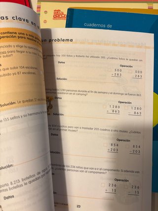 Libros de actividades de matemáticas