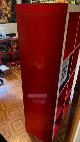 Scaffale Kallax IKEA Rosso